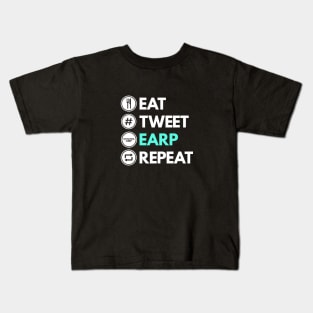 Eat Tweet Earp Repeat - Wynonna Earp Kids T-Shirt